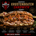 Triple Six Fire – Knuspriger Krustenbraten Sandwich